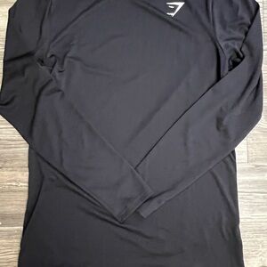 Men’s black Gymshark shirt size Small.